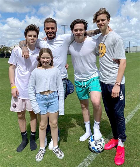 david beckham family pictures